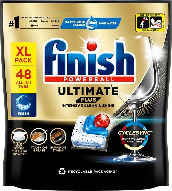 Капсулы для посудомоечной машины Finish Powerball Ultimate Plus All in 1 (48 шт)
