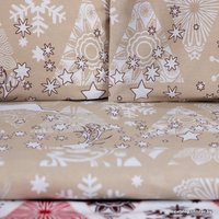 2-спальный комплект постельного белья Этель Новогодний пэчворк 7787722