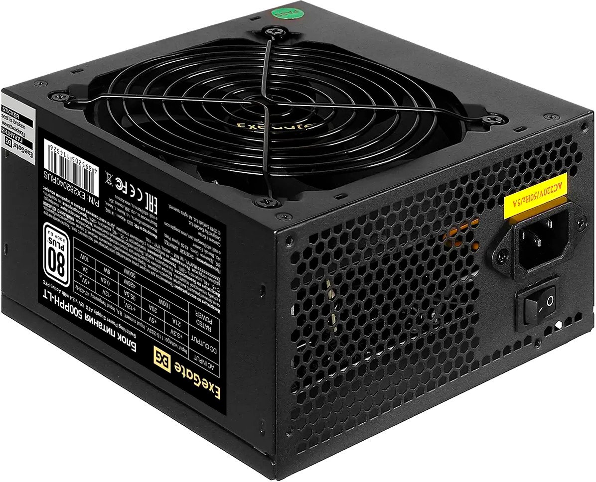 

Блок питания ExeGate 500PPH-LT 80 Plus EX282040RUS-OEM-S