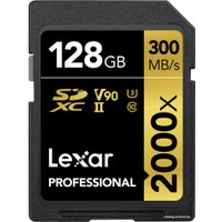 Карта памяти Lexar Professional 2000x SDXC LSD2000128G-BNNNG 128GB
