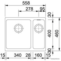 Кухонная мойка Franke Kubus KBG 160 (оникс)