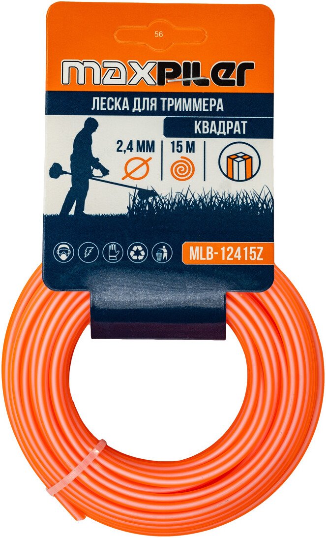 Леска для триммера MaxPiler MLB-12415Z