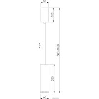 Подвесная люстра Elektrostandard 50244 LED (черный)