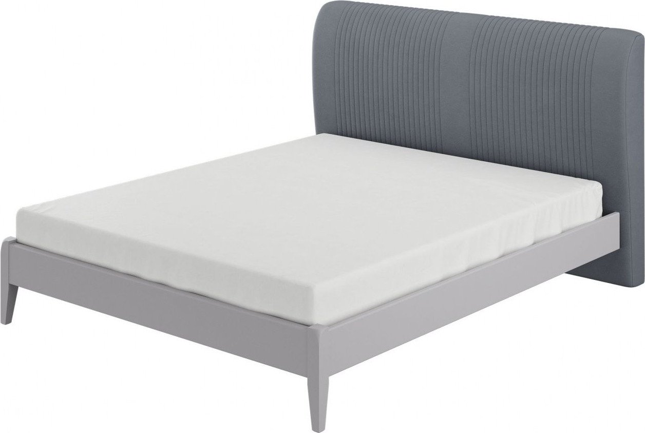 

Кровать Bravo Мебель Джали Полоса 160х200 (холодный серый/антрацит)