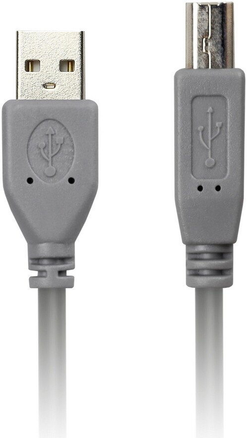 Кабель SmartBuy K-570-80 USB Type-A - USB Type-B (5 м, серый)