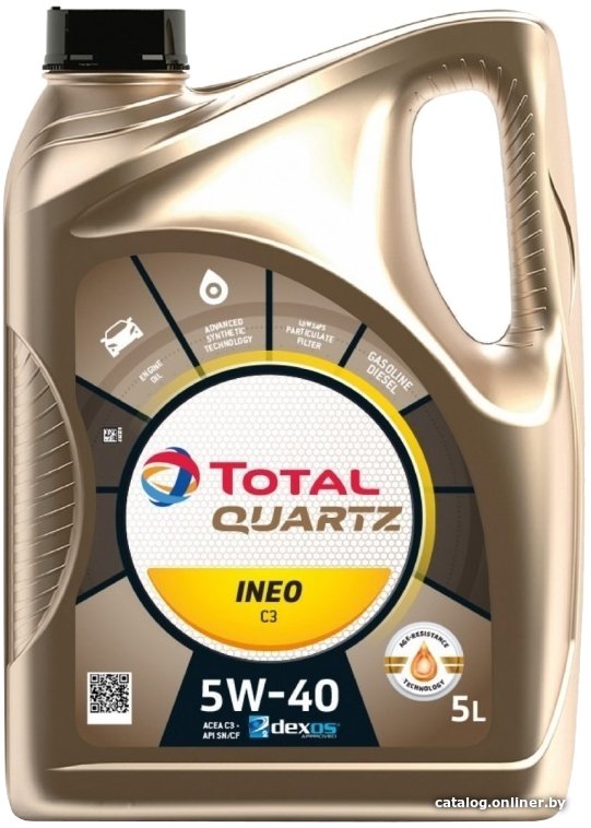 Моторное масло Total Quartz Ineo C3 5W-40 5л
