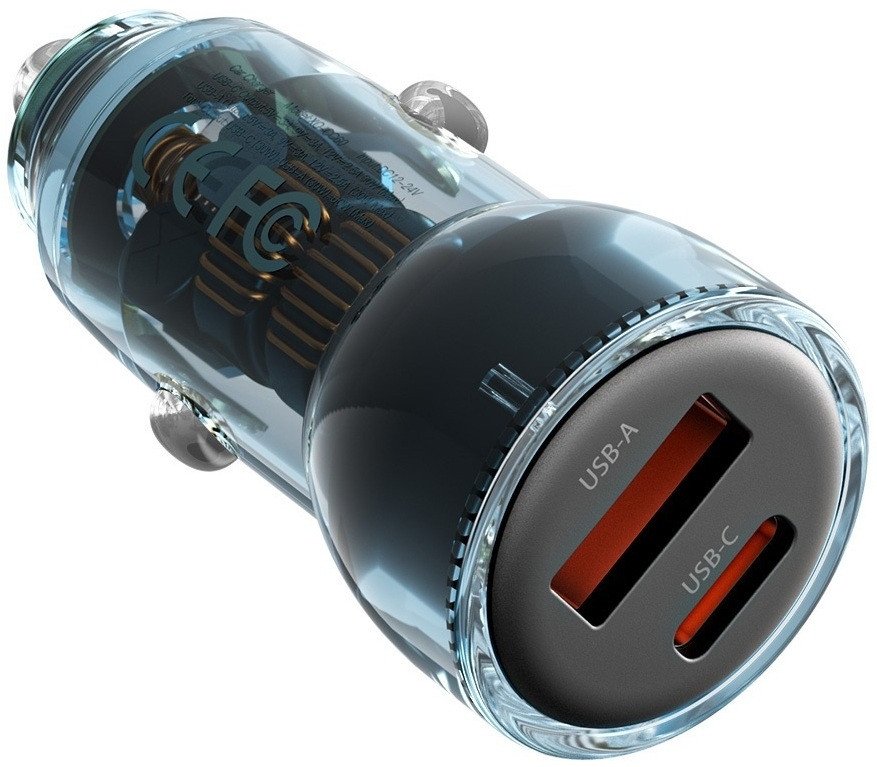 Автомобильное зарядное XO CC60W (синий)