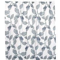 Шторка-занавеска для ванны Рыжий кот Ветки с листьями SC-PE-57 109003