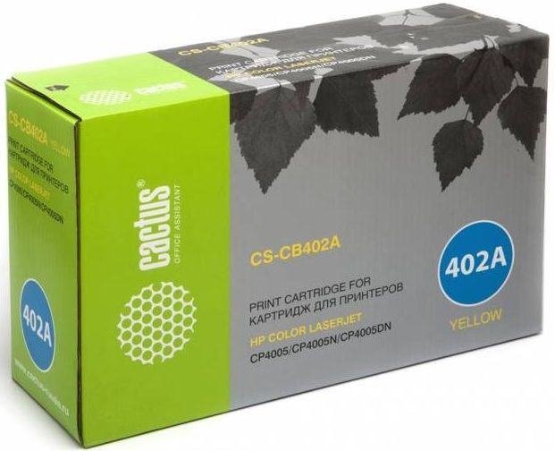 

Картридж CACTUS CS-CB402AR (аналог HP 642A CB402A)
