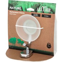 Мыльница Lemer Nature на силиконовом креплении LEM-N06CR (хром)