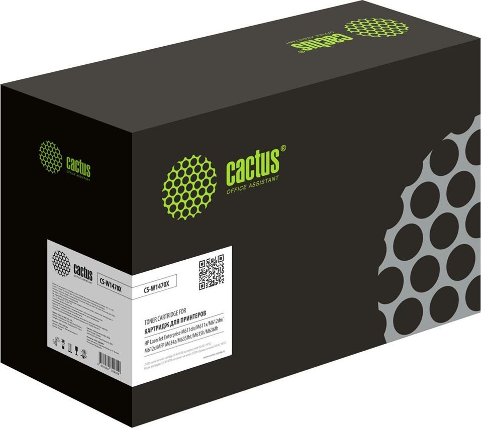 

Картридж CACTUS CACTUS-CS-W1470X (аналог HP W1470X)