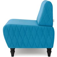 Интерьерное кресло MONOFIX Буно кресло (велюр/голубой №30)