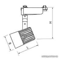 Трековый светильник JAZZway PTR 0125 25W 4000K 24 град чёрный