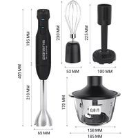 Погружной блендер Polaris PHB 1517GL Silent