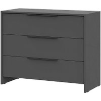 Комод NN мебель МС Камелия 1 К 3 ящика (графит серый)