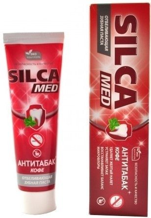 

Зубная паста SILCA Med Антитабак 130 мл