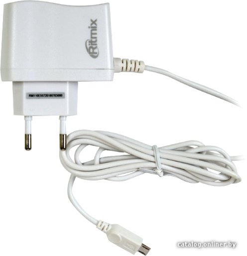 Сетевое зарядное Ritmix RM-110 (белый)