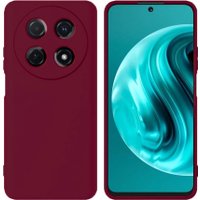 Чехол для телефона KST Silicone Cover для Huawei Nova 12i (марсала, с закрытым низом)