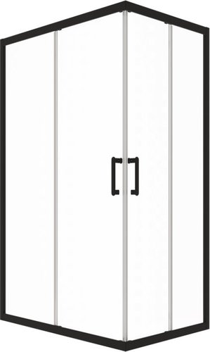 Душевой уголок Triton Фикс-Блэк 120х90 (без поддона)