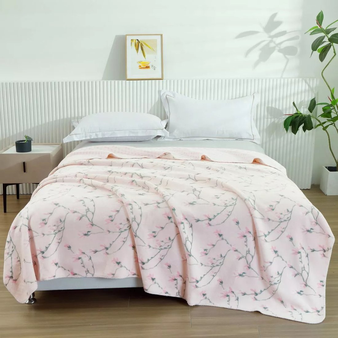 

Плед Arya Astilbe 150x200 8680943254597 (розовый/зеленый)