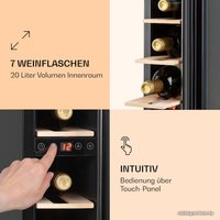 Винный шкаф Klarstein Vinovilla 7 (черный)