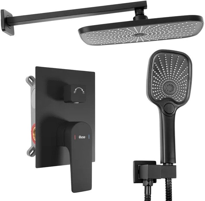 

Душевая система Rea Moby Black + Box REA-P2402