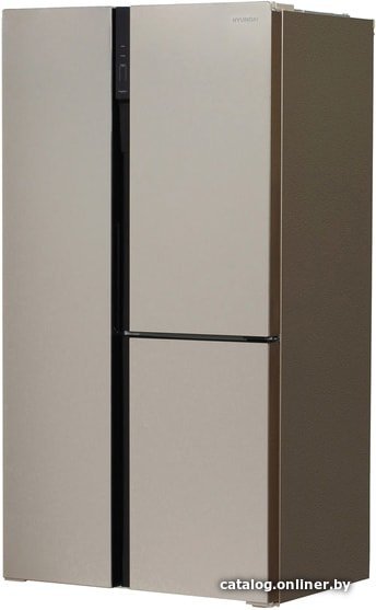 

Холодильник side by side Hyundai CS6073FV (золотистое стекло)