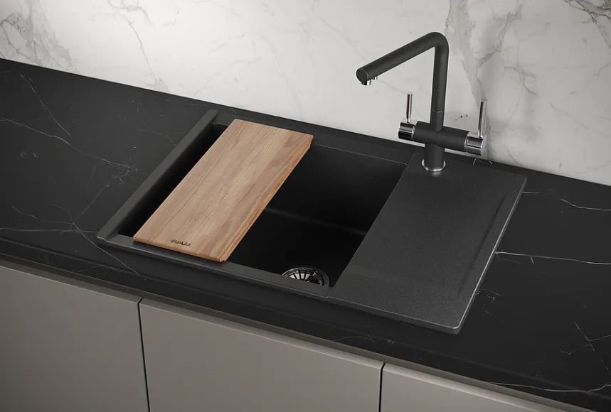 

Кухонная мойка Granula Estetica 7003 (черный)