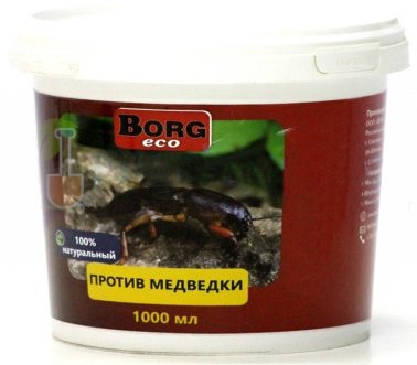 

Средство от насекомых Borg Eco против медведки 1 л