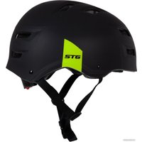 Cпортивный шлем STG MTV1 M (р. 55-58, черный/желтый)