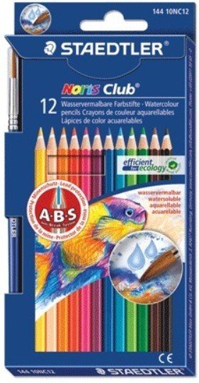 

Набор акварельных карандашей Staedtler 144 10NC12 (12 цв)