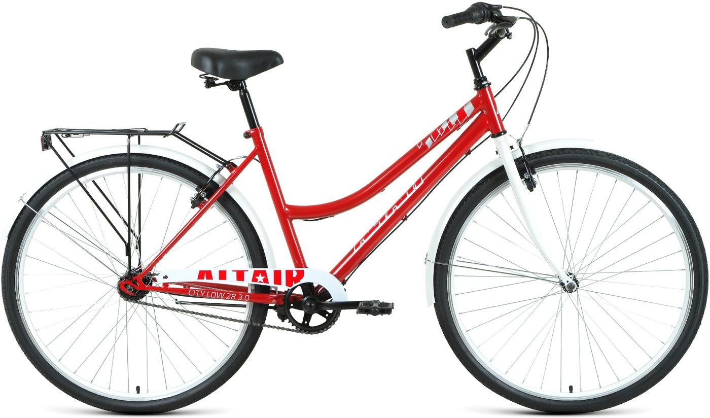 

Велосипед Altair City 28 low 3.0 2022 (темно-красный/белый)