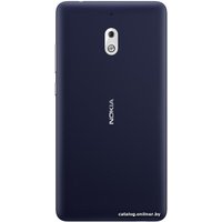 Телефон Nokia 2.1 (синий/серебристый)