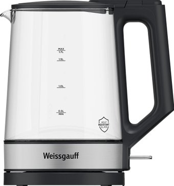 Электрический чайник Weissgauff WK 1700 EcoGlass Graphite