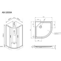 Душевая кабина Aquabath AB-1000A