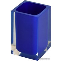 Стакан для зубной щетки и пасты Ridder Colours 22280103 (синий)