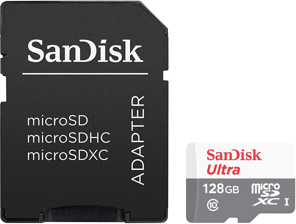 

Карта памяти SanDisk Ultra SDSQUNS-128G-GN6TA microSDXC 128GB (с адаптером)