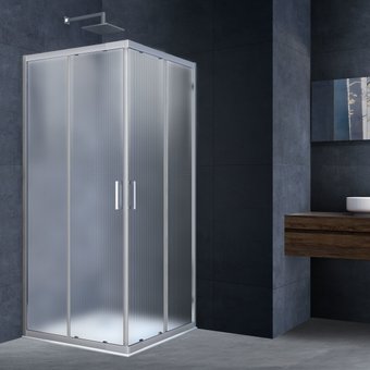 Душевой уголок Vincea Rapid VSS-3R80/90MT (хром/текстурное)