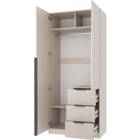 Шкаф распашной Mio Tesoro Мельбурн 2DG3S (кашемир)