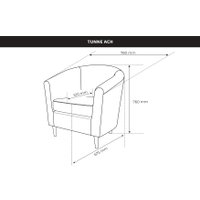 Интерьерное кресло Mio Tesoro Тунне (Queen Cashmere)