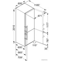 Холодильник Liebherr CBNef 4815 Comfort