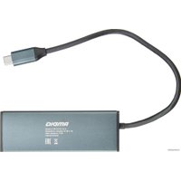 USB-хаб Digma HUB-3U3.0С-UC-G