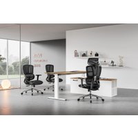 Офисное кресло SitUp Palma Black Chrome (сетка Black/Black) в Солигорске