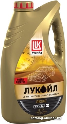 Моторное масло Лукойл Люкс cинтетическое API SL/CF 5W-30 4л