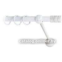 Карниз для штор Lm Decor Цилиндр 088 1р гладкий (белое золото, 4м)