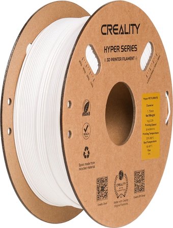 Пластик Creality Petg Hyper 1.75мм 3301030040 (1кг, белый)