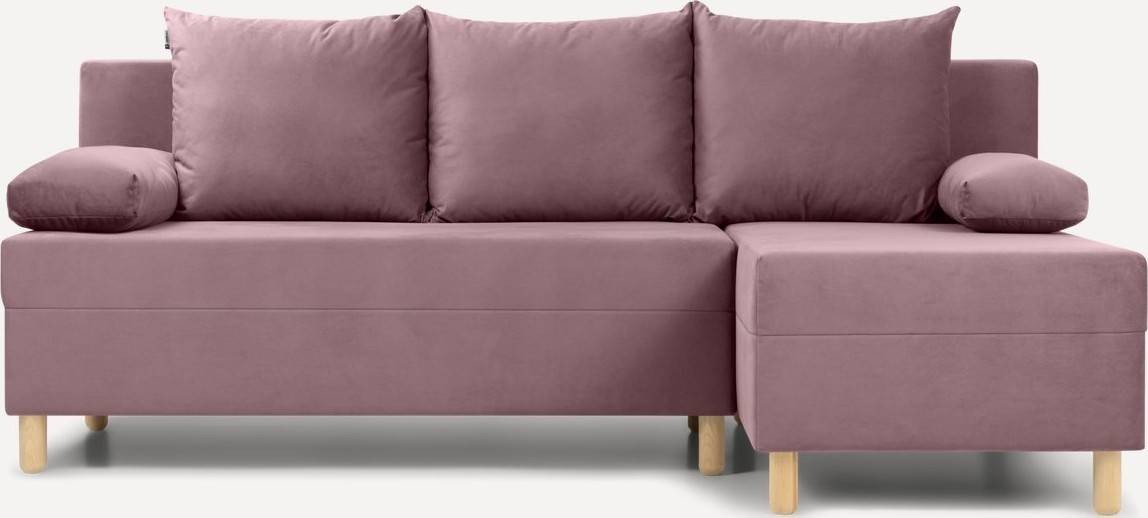 

Угловой диван Divan Амрано Velvet Pink 169363 (розовый)