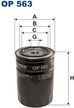 

Масляный фильтр Filtron OP563