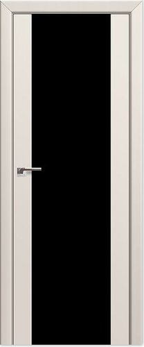 Межкомнатная дверь ProfilDoors 8U L 60x200 (магнолия сатинат/триплекс черный)