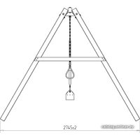 Стационарные качели Красная звезда Р911-25